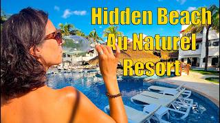 Inside Hidden Beach Au Naturel Resort in Mexico