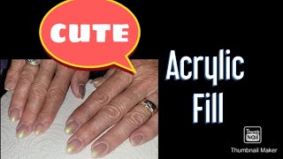 Acrylic Fill ♡ What's On Mom's Nails #acrylicnails