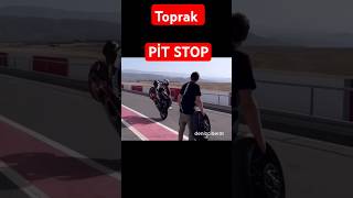 #1like#viral#toprakrazgatlıoğlu  Toprak razgatlioglu stoppie PİT STOP #shorts