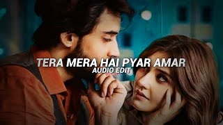 Tera Mera Hai Pyar Amar (Ishq Murshid) | Edit Audio | Non Copyright