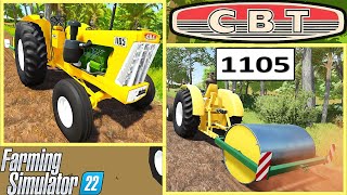 Farming Simulator 22 Mods in Action `| CBT 1105 Small Tractor & LVV1700 A Roller