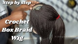 How To: Diy Box Braids Wig / Easy BoxBraids Crochet Method / Beginner Friendly