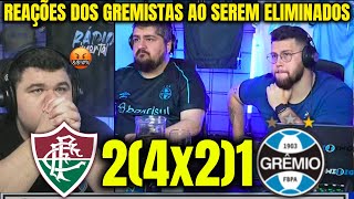 REAÇÕES DOS TORCEDORES DO GRÊMIO ELIMINADOS PELO FLUMINENSE FLUMINENSE 2(4X2)1 GRÊMIO