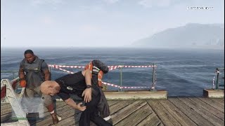 Grand Theft Auto V  Fight Compilation - Trevor Philips & Police Officer