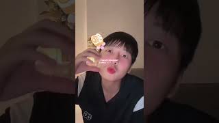 Lê Đức "học là hành" theo vợ Luna "chu môi" trên livestream #leduc #luna #mewna #viral #fyp