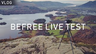 Manfrotto BeFree Live First Tests | Filming the Sunset at Walla Crag