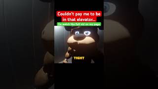 Freddy fazbear in my elevator… #fnaf #freddy #bonelab #boneworks #vr #virtualreality #shorts