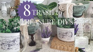 Applying Custom Waterslide Decals - TRASH TO TREASURE Projects - FREE PRINTABLES!