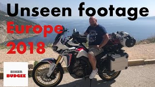 Unseen footage/ Europe 2018/ Africa Twin/ motorcycle trip