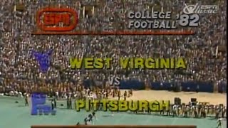 1982 Pitt Panthers vs West Virginia Football