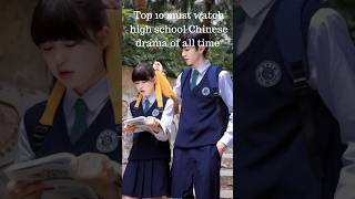 Top 10 must watch high school Chinese dramas of all time #cdrama #highschool #top10 #viralshorts