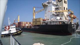 "MSC LEILA" ARRIVAL AT HERAKLION PORT.