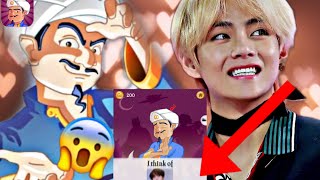 Akinator Trying to read my mind Ft BTS V ✨ #bts #taekook #viral #foryou #games #fyp