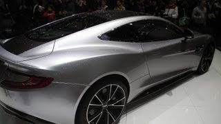 ASTON MARTIN V12 VANQUISH CENTENARY EDITON number one Geneva motor show 5,9l in / out details