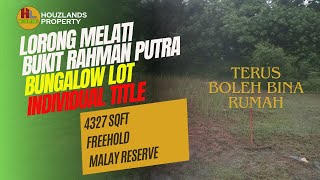 Booked-LOT BANGLO Lorong Melati Bukit Rahman Putra