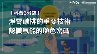 【科普3分鐘】淨零碳排的重要技術 認識氫能的顏色密碼