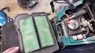 How to replace an air filter on a GL1500