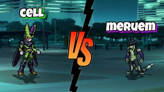 Meruem Vs Cell hunter x hunter x dragon ball fights / mugen