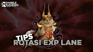 TIPS ROTASI EXP LANE TERBARU 2024 | Mobile Legends Bang Bang