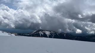 Lenzmoarkogel summit view in April