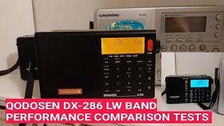 QODOSEN DX-286 and 225 kHz Comparison Performance Tests