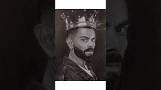 Birthday Special Virat Kohli 👑 Drawing | kesa hai jarur bolo | #shorts #viratkohli #drawing #sketch