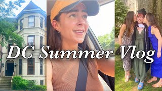 DC Summer Vlog // A Week In My Life -  Family visit + attending my sister's college graduation!