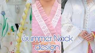 New Stylish beautiful Ladies Neck Design/Summer design 2022/گرمیوں کے کاٹن کے خوبصورت گلے کے ڈیزائن