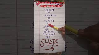 Tapori Backbenchers sister Vs Brother # short # yt shorts #trending # funny short