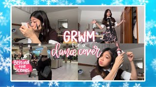 [VLOGMAS 2022] 🎅🏻D-24🎄| GRWM + Behind The Scenes!!! Follow me for a dance cover filming day ♡