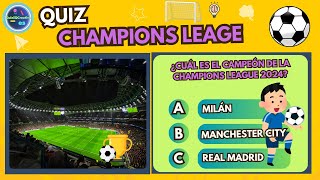 Quiz - "¡Demuestra tu conocimiento de la Champions League! ⚽🏆🧠"