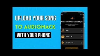 how to upload your song on audiomack