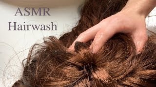 ASMR Hair Wash (sim) | Scalp Massage | Running Water Sounds | Soap and Lotion Sounds