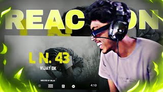 VIJAY DK - LOCKUP NO. 4THREE (OFFICIAL MUSIC VIDEO) | 2K22 | REACTION |