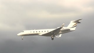 Gulfstream 5 Landing at Chicago Midway