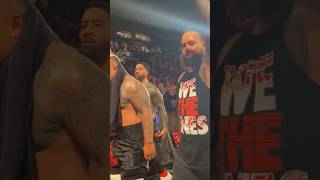 TB When Jimmy Uso Solo Sikoa and Jey Uso gives his t shirt to his fan.