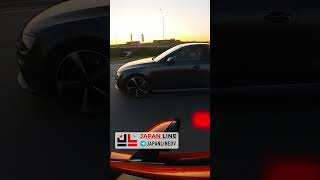 AUDI RS7 605Hp vs Jaguar F-Type R 550Hp ROLL ON