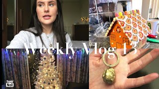 Making A Gingerbread House | WEEKLY VLOG 13