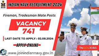 Indian Navy Recruitment 2024 | Naval Civilian Staff Recruitment | Qualification, Age, Salary details