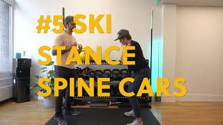 Ski Mobility Exercises: Ski Stance Spine CARs