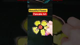 Beautiful Flower Pancake Art #shorts