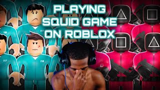 YOU WONT BELIEVE THIS!!! PLAYING SQUID GAME ON ROBLOX😆