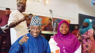 Moment Alhaji Adewale Ayuba Give Smiles to Alhaja Ganiyat Gawat While praising her with Islamic melo