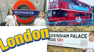 KIDS FIRST TRIP TO LONDON | VLOG |FAMILY