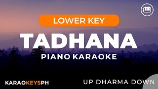 Tadhana - Up Dharma Down (Lower Key - Piano Karaoke)