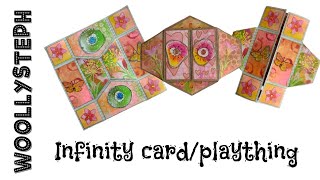 Infinity fold, interactive card/plaything