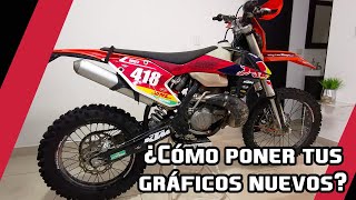 Tips para poner correctamente gráficos nuevos en tu motocicleta!