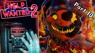 MOON BURNS DOWN THE CAROUSEL!!! | FNAF Help Wanted 2 | Part 10