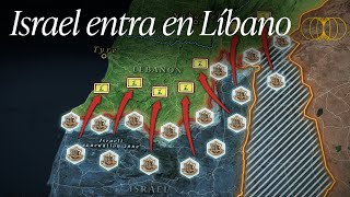 ISRAEL invade LÍBANO.