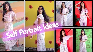 How To Pose In Dress Or Gown || And To Click Self Portrait Picture